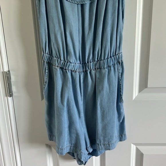 Splendid XS Chambray Blue Romper - Picture 4 of 9